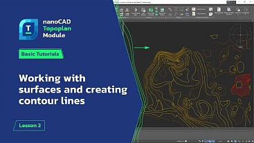 Working with surfaces and creating contour lines - Lesson 2